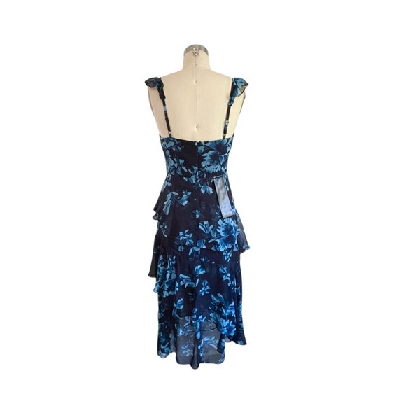 BCBGMAXAZRIA Divine Bloom Dark Dress - Picture 7 of 9